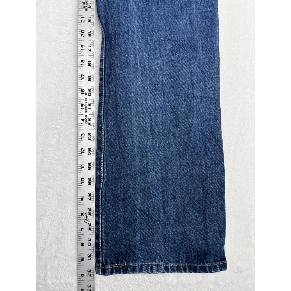 Levis 517 Mens 32x32 Bootcut Jeans Dark Indigo Western Wash Vintage Style Denim